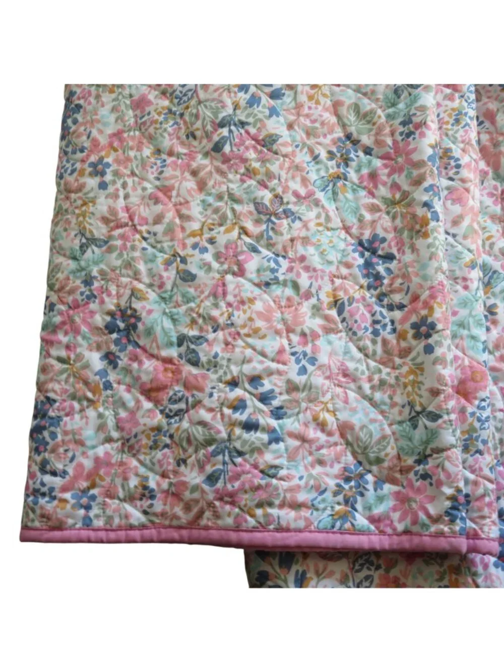 Laura Ashley Floral Reversible Quilt 96
